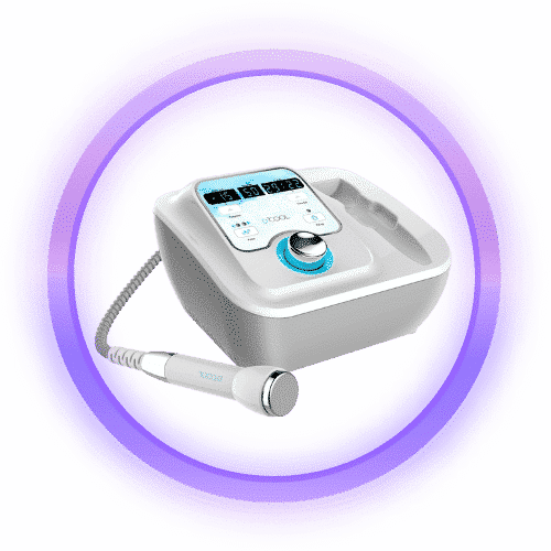 מכשיר D-Cool לטיפולי פנים עם טכנולוגיית אלקטרופורציה וסיוע בקליטת חומרים פעילים