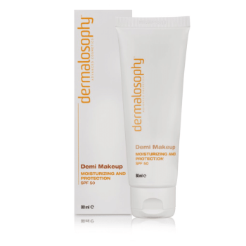 קרם לחות עם מקדם הגנה SPF 50 דמי מייקאפ של דרמלוסופי להגנה יומיומית ולמראה עור אחיד
