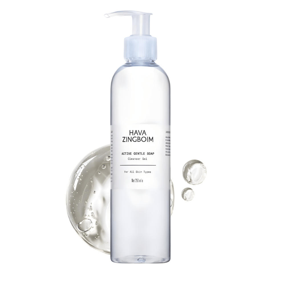 סבון אקטיב לעור בעייתי של חוה זינגבוים לעור שמן ולעור עם נטייה לאקנה